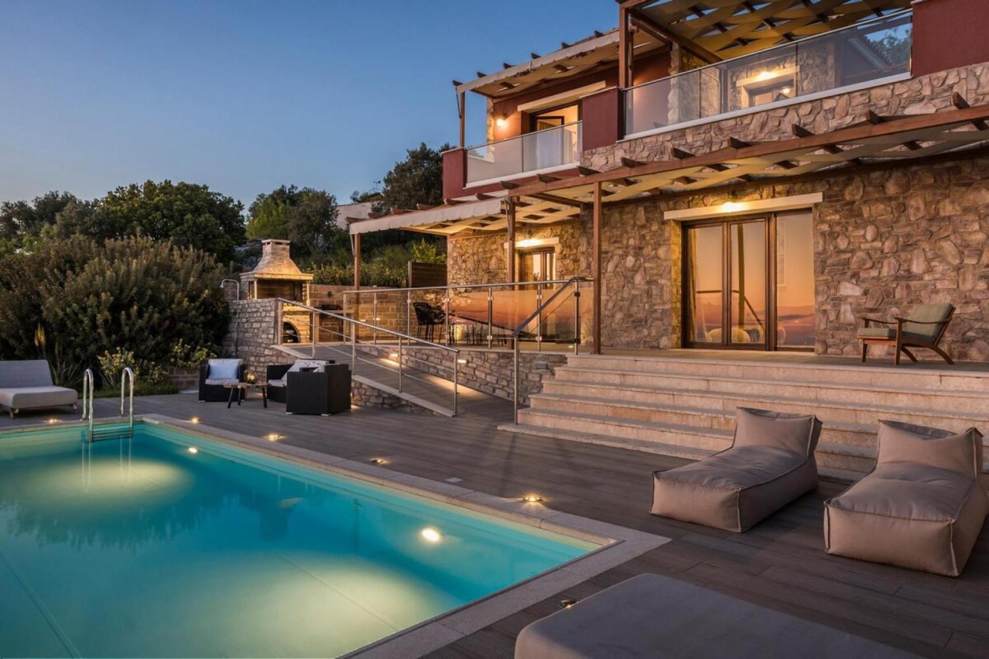 Entheos Private Villa Fiskardo Exterior foto